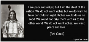 Chief Red Cloud Quotes
