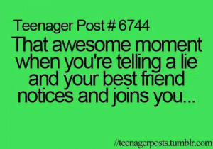 bff, funny, lie, lines, lol, quotes, quotes and sayings, teenager post