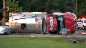 ... killed, another injured after fire truck overturns in Franklin Co