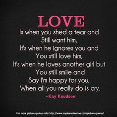 Love is when.... |Heartbreak quotes| |Breakup quotes| |I miss you| |I ...