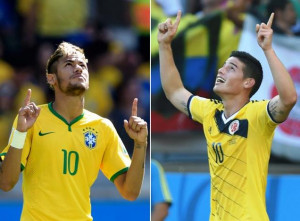Brazil and Colombia's World Cup quarterfinal has been billed as a ...