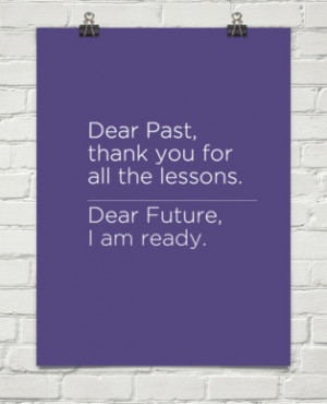 Goodbye past, hello future!