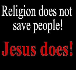 Jesus saves.