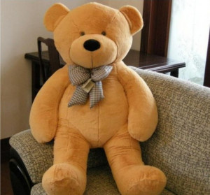 Big Large Giant Brown Teddy Bear Plush Toy, Light Brown, 1.8 meter ...