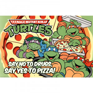 Title: Teenage Mutant Ninja Turtles Movie (No Drugs, Retro) Poster ...