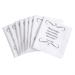 Quote Cocktail Napkins, $24: These quotes are more humorous than ...