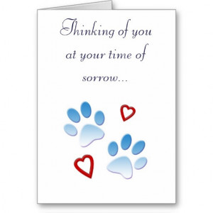 sympathy cards for pets quotes