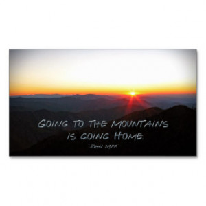 Sunset Quotes Business Cards