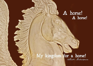 Greek Horse Quote Photograph