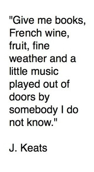 ... me books,French Wine,Fruit,Fine Weather and a little music ~ Art Quote