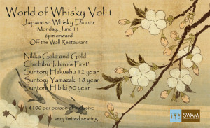 ... of whisky event beginning the journey in japan although we were not