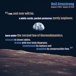 Astronaut Neil Armstrong's quote on poster. On VintPrint.com. # ...