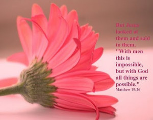 But Jesus looked and said to them, 