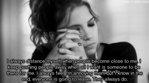 hanna marin girl people quote Black and White life text depressed sad ...