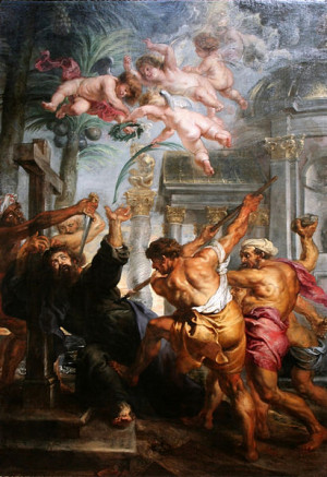 martyrdom of st thomas by peter paul rubens