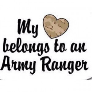 My heart belongs to an army ranger