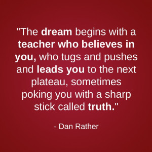 ... you with a sharp stick called truth.