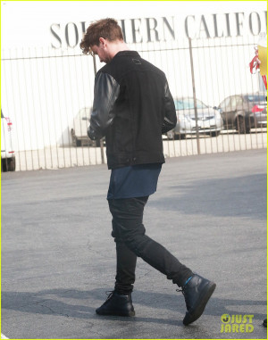 patrick schwarzenegger steps out after kissing miley cyrus 16