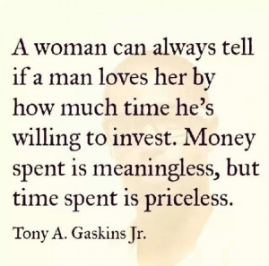 Time spent is priceless