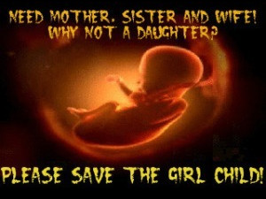 Female foeticide in India ( Stri Bhurun Hatya )