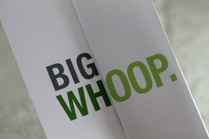 Big whoop. / What a big deal... - Foldout funny card - new baby ...
