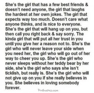 that type of girl... Its not even funny how much this is me