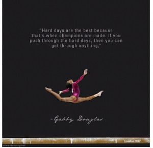 Gabby Douglas, amazing inspiration...