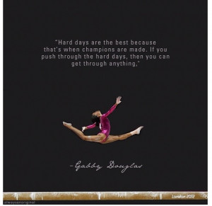 Gabby Douglas, amazing inspiration...