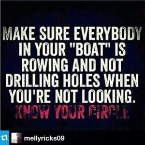 Who's in your boat?...