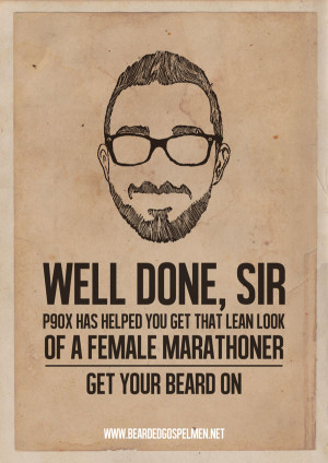 Beard Man is a Real Man | Quotes Posters