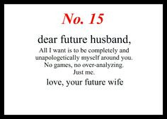 The one person I can be my whole self with, it's going to be amazing ...