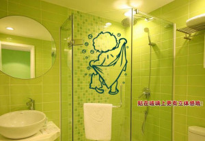 Cute-doll-bubble-bath-suite-Bathroom-Amazon-trade-PVC-removable-wall ...