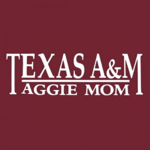 As we are driving down the highway, I point out a Texas A&M bumper ...