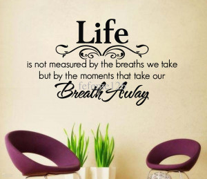 Life Dance In The Rain Quote Lettering Words Wall Art Decal Sticker ...