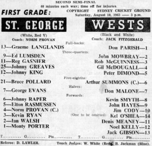 Wests beat St George 10-8 to go straight to the Grand Final.