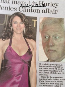 funny bill clinton looking at women