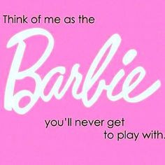 Think of me as Barbie - #Quotes quot tshirt, funni stuff, barbi misc ...