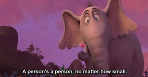 Even the smallest person can change the course of the future ...