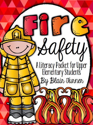 Fire Safety Literacy Packet {Fundraiser}