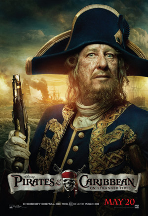 Captain Barbossa poster from Pirates of the Caribbean: On Stranger ...