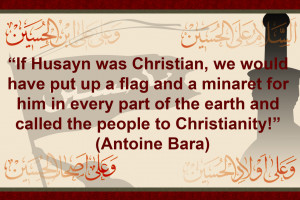 Antoine Bara saying about Imam Hussain A.S by YpakiAbbas