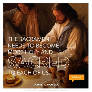 Quote from James J. Hamula, Sunday morning session of the LDS General ...