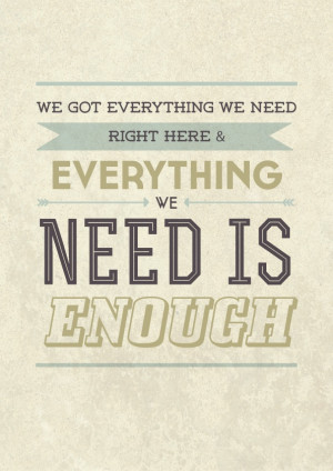 design by me, a jack johnson quote made in adobe illustrator