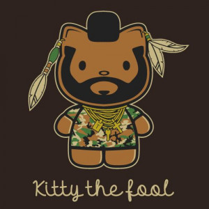 Hello Kitty and Mr T of the A-Team mashup t-shirt Kitty the Fool by ...