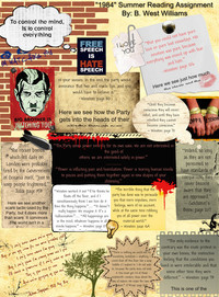 1984 Theme Quotes glogster by axel410
