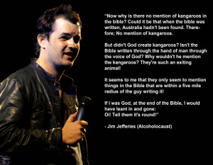 Jim Jefferies on the Bible!