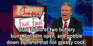 jon stewart gay rights The Daily Show chick-fil-a