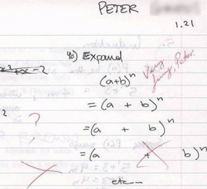 Funny photos funny math exam answer expand