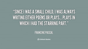Francine Pascal