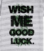 Wish me good luck. - just quote design that says to 